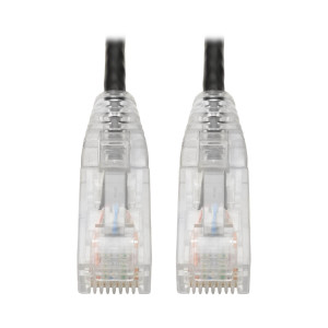 Tripp Lite, Cat6 Gigabit Snagless UTP Slim BLK 0.31m