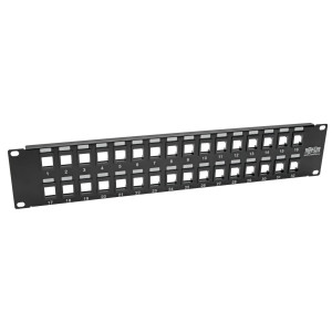 Tripp Lite, 32-Port Keystone Blank Patch Panel 2URM