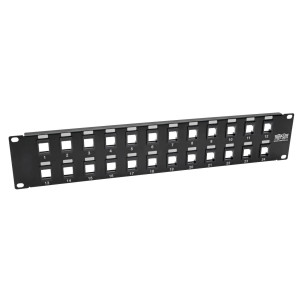 Tripp Lite, 24-Port Keystone Blank Patch Panel 2URM