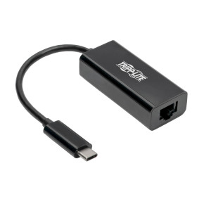 Tripp Lite, USB C to Gigabit Ethernet Adapter Black