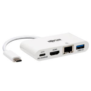 USB-C HDMI ADAPTER 4K W/HUB CHARGING GBE