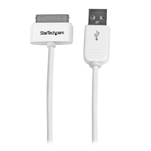 Startech, 1m Apple Dock Connector to USB Cable