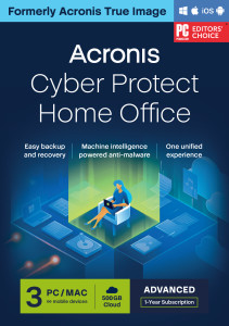 Acronis, Cyber Protect H&O Adv 3 Com + 500GB 1 Yr