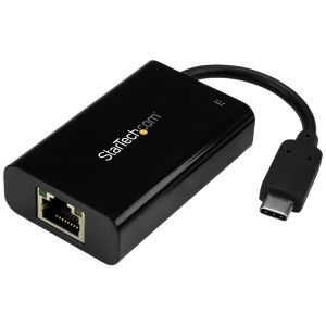 Startech, USB-C to Ethernet Adapter w/ PD Charging