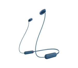 Wireless Headphone Neckband Blue