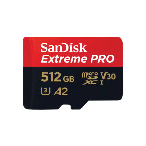 Sandisk, FC Extreme PRO mSD 512GB & SD AD 200MB