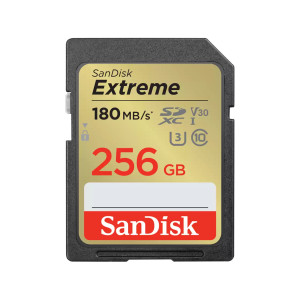 Sandisk, FC Extreme 256GB SD 180MB CL10