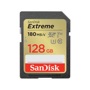 Sandisk, FC Extreme 128GB SD 180MB CL10