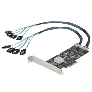 Startech, 8 Port 6Gbps SATA PCIe Card Controller