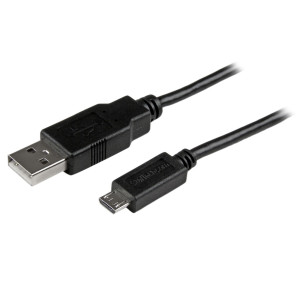 Startech, 0.5m Charge Sync USB-Slim Mini USB Cable