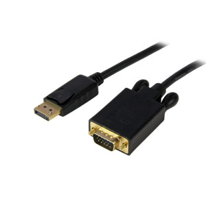 6ft DisplayP to VGA Adapter Conv Cable