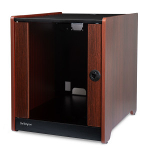 Startech, 12U Office Server Cabinet w/ Wood Finish