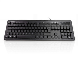 Accuratus, AQUA IP68 Antibac Keyboard Black