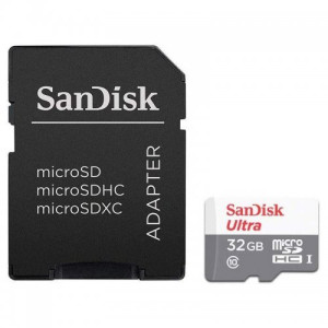 Sandisk, FC 32GB Ultra CL10 100MBs MicroSD XC +AD