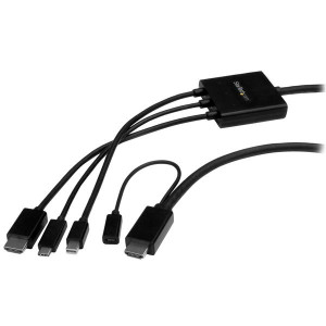 Startech, USB-C HDMI or mDP to HDMI Adapter 6ft