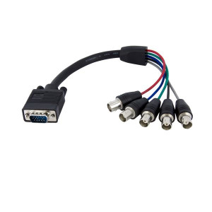Startech, 1&apos; Coax HD15 VGA-5 BNC Monitor Cable