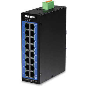 Trendnet Networking, 16-Port Industrial L2 DIN-Rail Switch