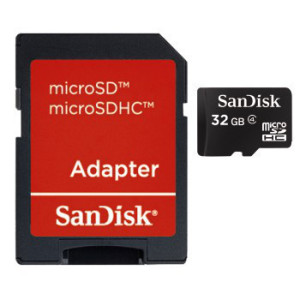 Flash Card 32GB Class 2 Micro-SD w/a