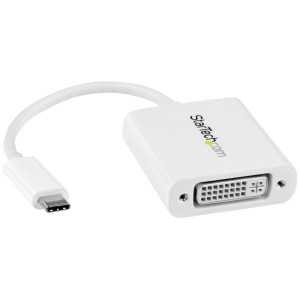 Startech, USB-C to DVI Adapter - White