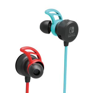 Hori, Gaming Earbuds for NSW [Neon Blue/Red]