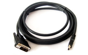 Kramer, HDMI TO DVI-D Single Link (M-M) 10ft