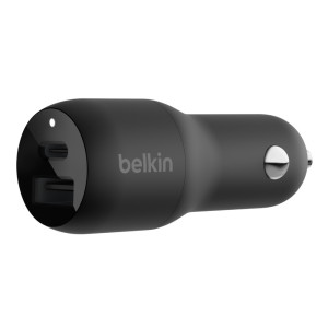Belkin, 25W USB-C+12W USB-A Dual Car Charger
