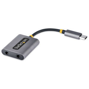 Startech, USB-C Headphone Splitter/Dongle with Mic