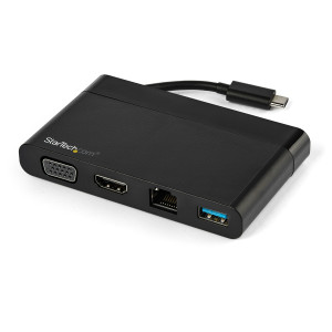 Startech, USB C Adapter HDMI and VGA 1xA - GbE