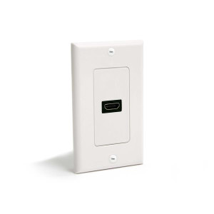 Startech, Single Outlet (F) HDMI Wall Plate White
