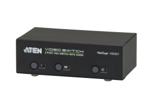 Aten, VS0201 2-Port Desktop VGA Switch RS232