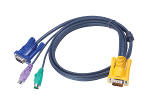 Aten, KVM CABLE PS2 PC TO HD SWITCH 1.2m