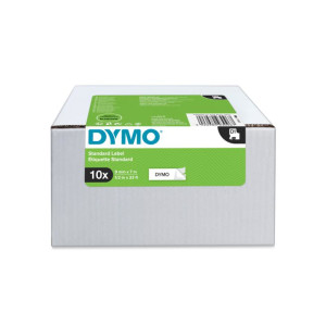 Dymo, D1 Tape 9mm Black\White PK10