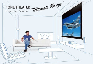 SAPPHIRE, 2.4m Tab Tension Projection Screen