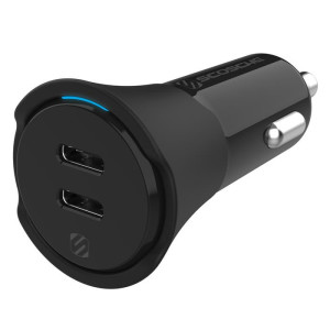 40W Dual USB-C PP Car Charger
