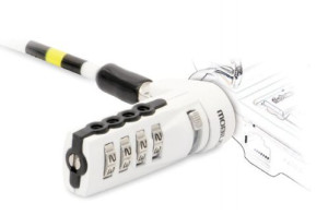 Mobilis, Corporate Cable T- lock Code 1.8m White