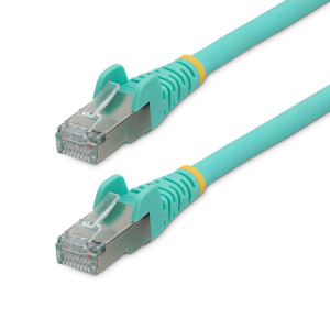 50cm LSZH CAT6a Ethernet Cable - Aqua