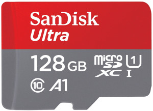Sandisk, FC 128GB Ultra MicroSD & SD Imaging PKG