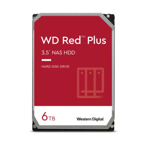 WD, HDD Int 6TB Red Plus SATA 3.5