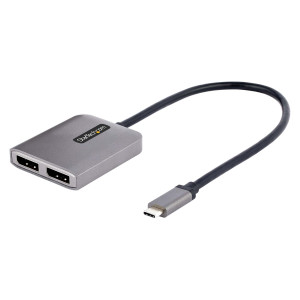 Startech, 2-Port USB-C to DisplayPort MST HUB 4K