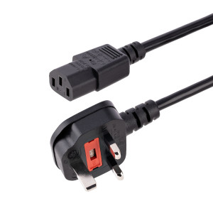 Startech, 3m UK Computer Power Cord C13 to BS-1363