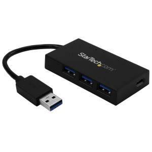 Startech, 4 Port USB 3.0 Hub - 3x USB A & 1x USB C