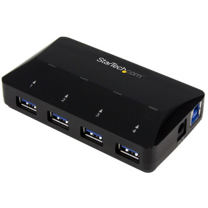 Startech, 4Pt USB 3.0 Hub & Charging Port