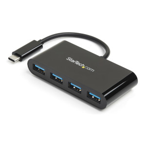 Startech, 4 Port USB 3.0 Hub USB-C to 4x USB-A
