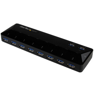 Startech, 10Port USB 3.0 Hub w/Charge & Sync Ports