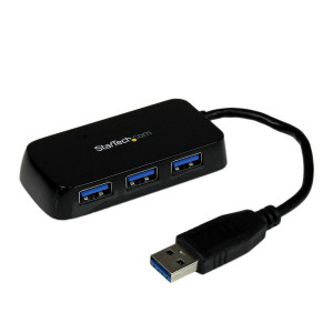 4 Port SuperSpeed Mini USB 3.0 Hub