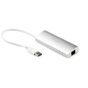 Startech, 3Pt Portable USB 3.0 Hub & 1Gb Ethernet