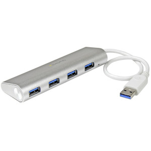 Startech, 4Pt Portable USB 3.0 Hub w/Builtin Cable