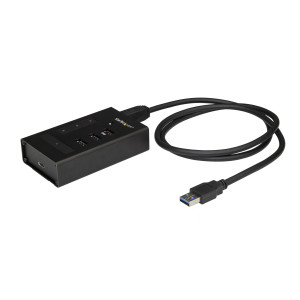 4 Port USB Hub - A to A & C - USB 3.0