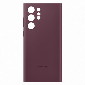 Samsung, S22 Ultra Silicone Cover Burgandy