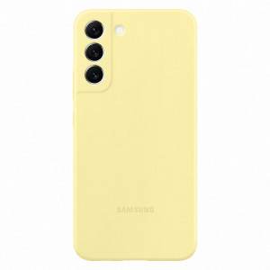 Samsung, S22+ Silicone Cover Butter Yellow